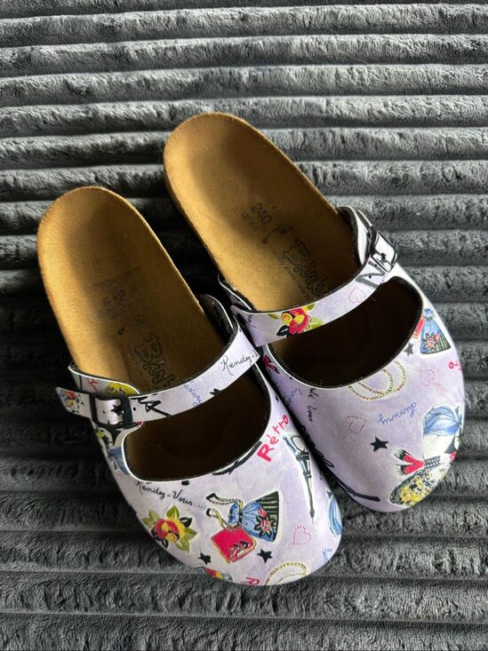 Birkenstock Shoes - Birkenstock Birki’s by Maria Retro Paris Mary Janes Clogs Size 6 US 37